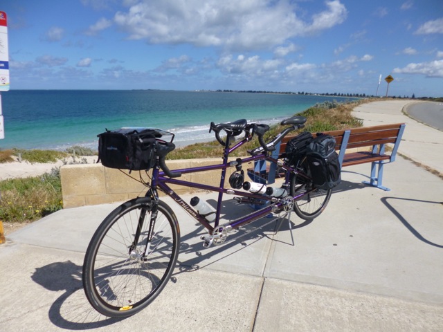 Bill L's tandem on the west coast of Australia