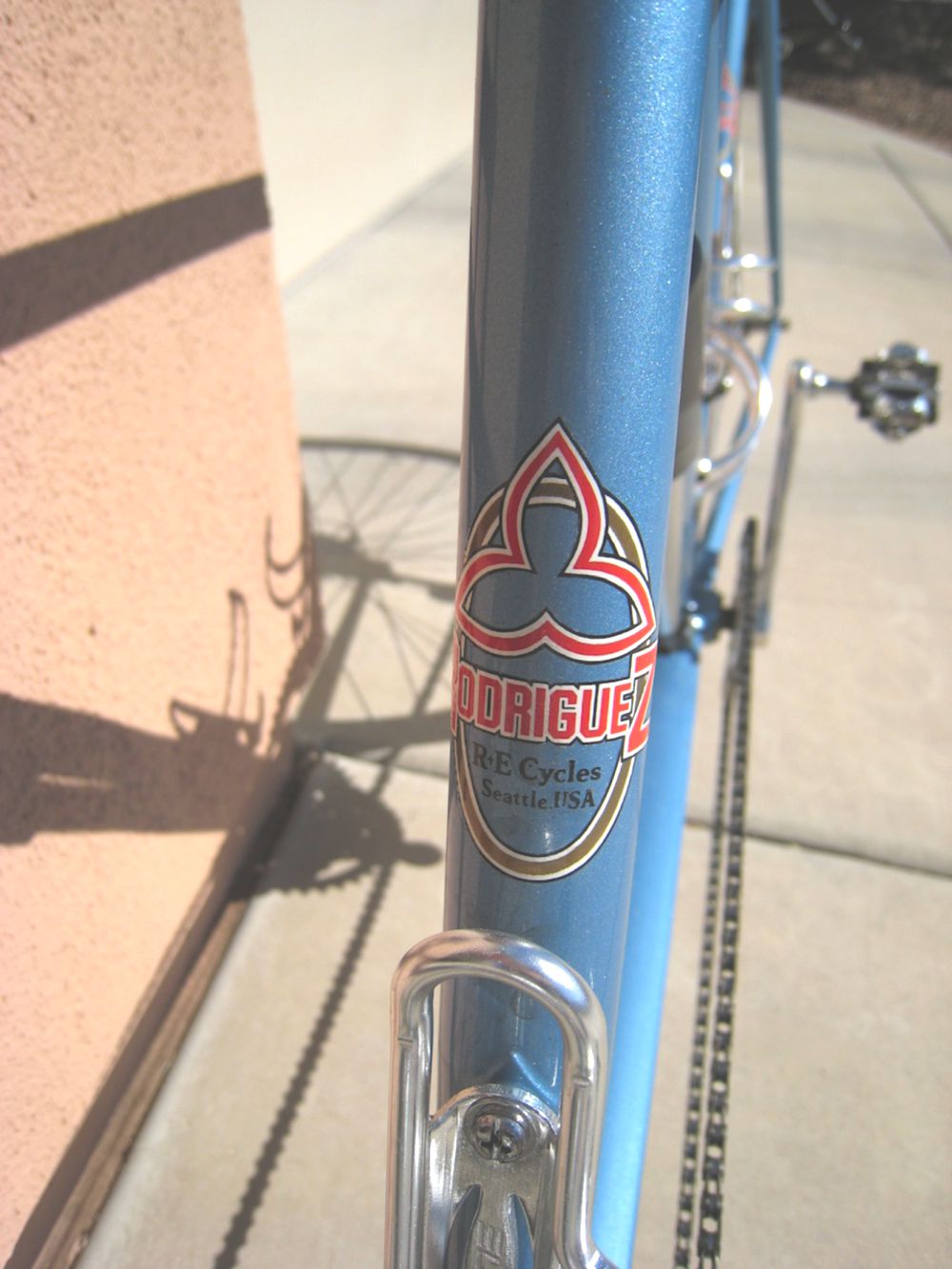 Pristine Rodriguez seat tube decal