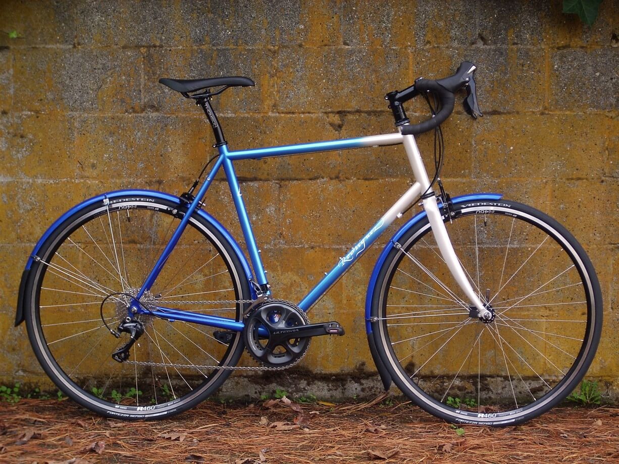 Radrigues rainier custom bicycle with painted fenders